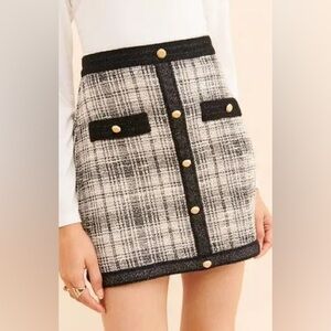 SAYLOR Monochrome Knit skirt